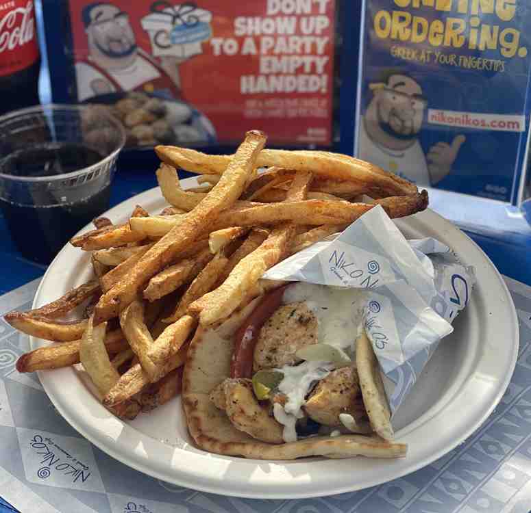 Chicken Kebob Sandwich