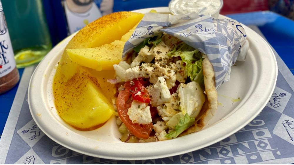 Kids Greek Salad Pita