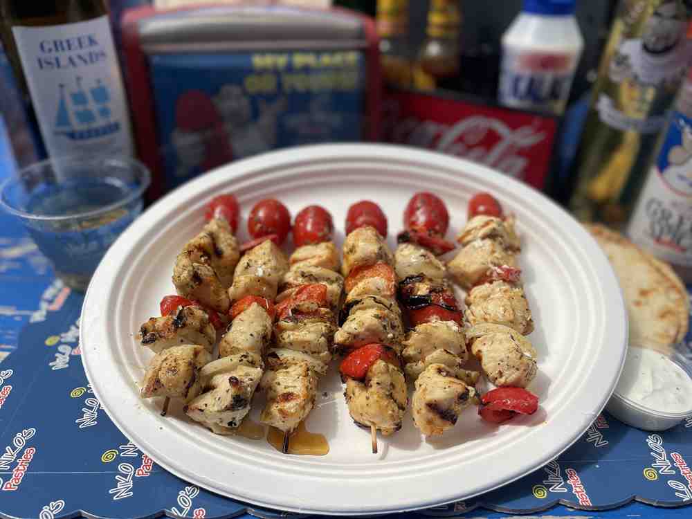 MINI SKEWERS OF CHICKEN