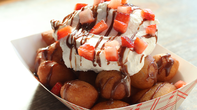 Loukoumades – Nutella & Strawberries