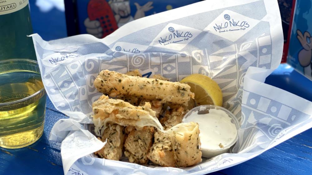 SAGANAKI CHEESE STICKS
