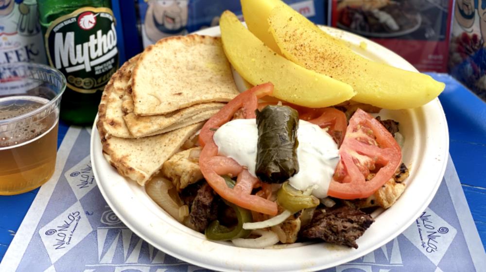 SOUVLAKI & CHICKEN COMBO